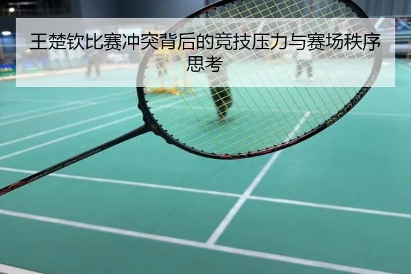 王楚钦比赛冲突背后的竞技压力与赛场秩序思考